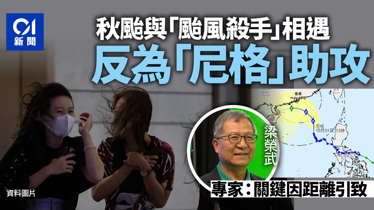 尼格風球|秋颱與「颱風殺手」相逢風力再加持 專家指距離成關鍵 尼格風球|秋颱與「颱風殺手」相逢風力再加持 專家指距離成關鍵