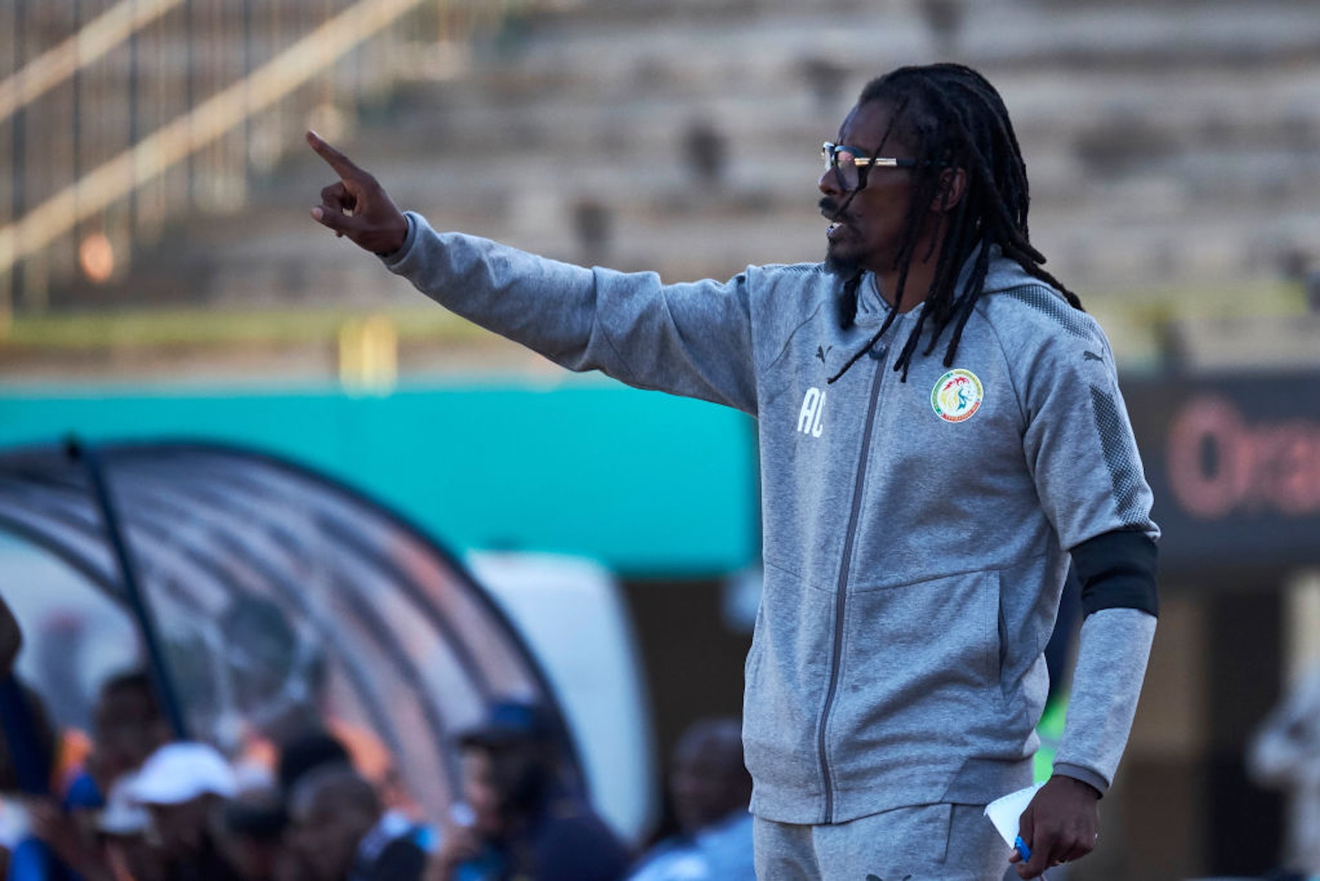 塞內加爾教練施斯（Aliou Cissé）。（Getty Images）