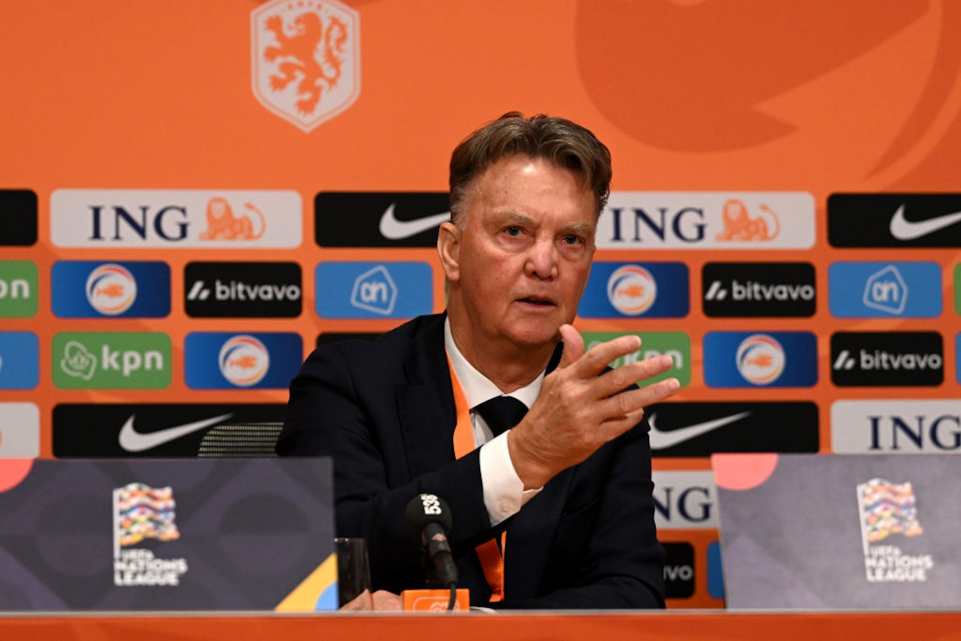荷蘭教練雲高爾(Louis van Gaal)。(Getty Images) 荷蘭教練雲高爾(Louis van Gaal)。(Getty Images)