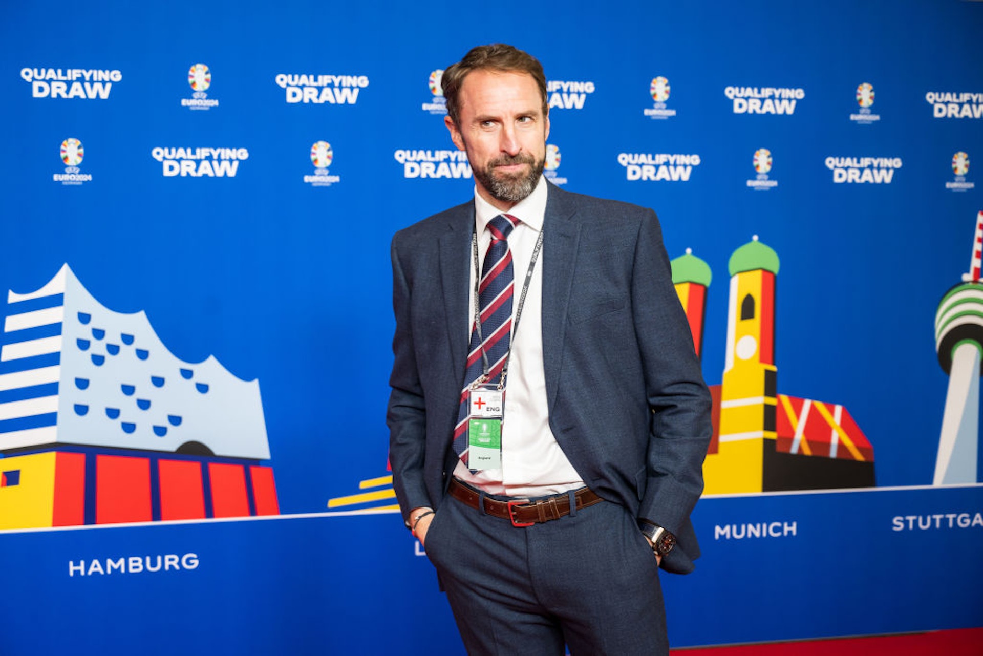英格蘭主帥修夫基(Gareth Southgate)。(Getty Images) 英格蘭主帥修夫基(Gareth Southgate)。(Getty Images)