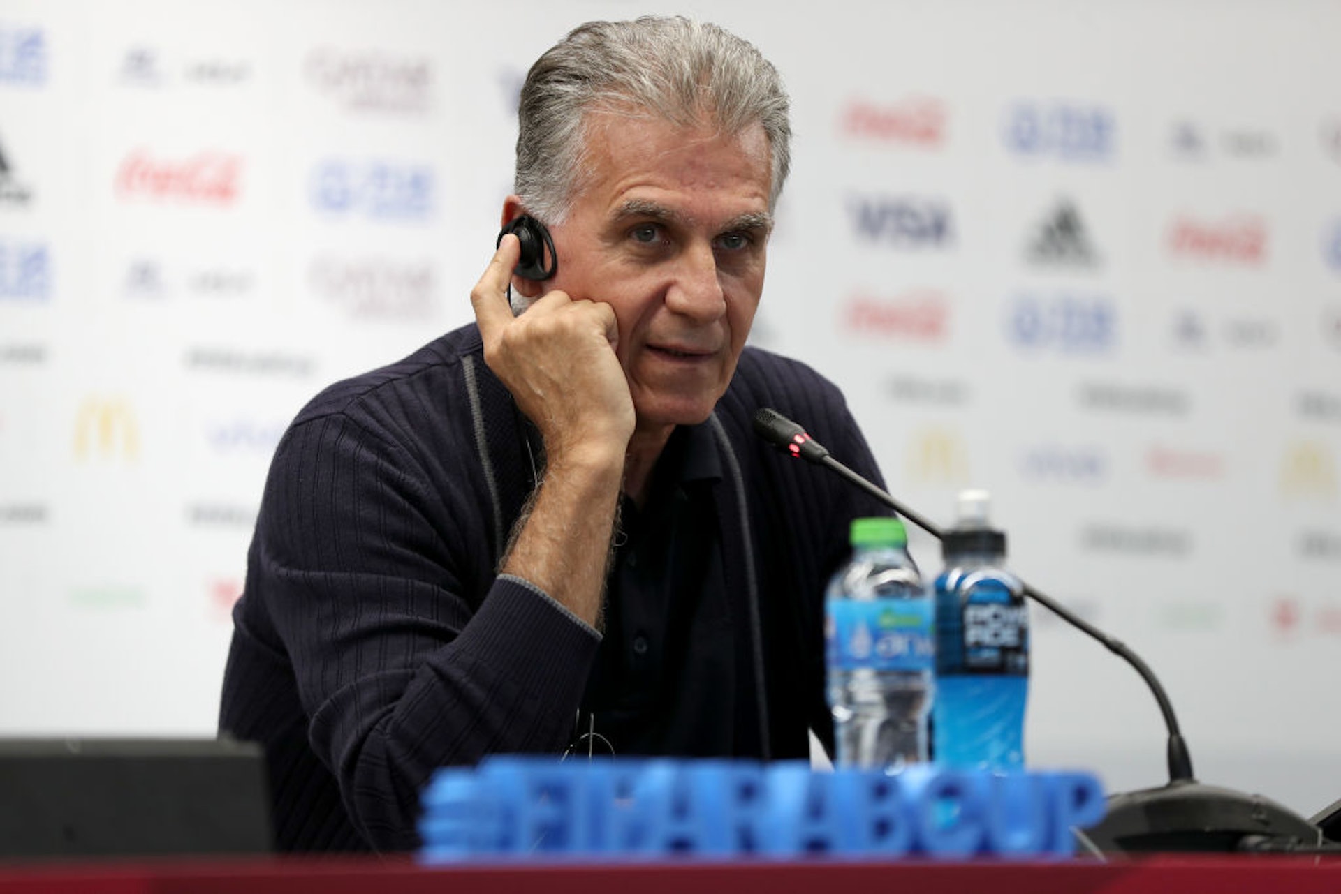 伊朗主帥昆洛斯(Carlos Queiroz)。(Getty Images) 伊朗主帥昆洛斯(Carlos Queiroz)。(Getty Images)