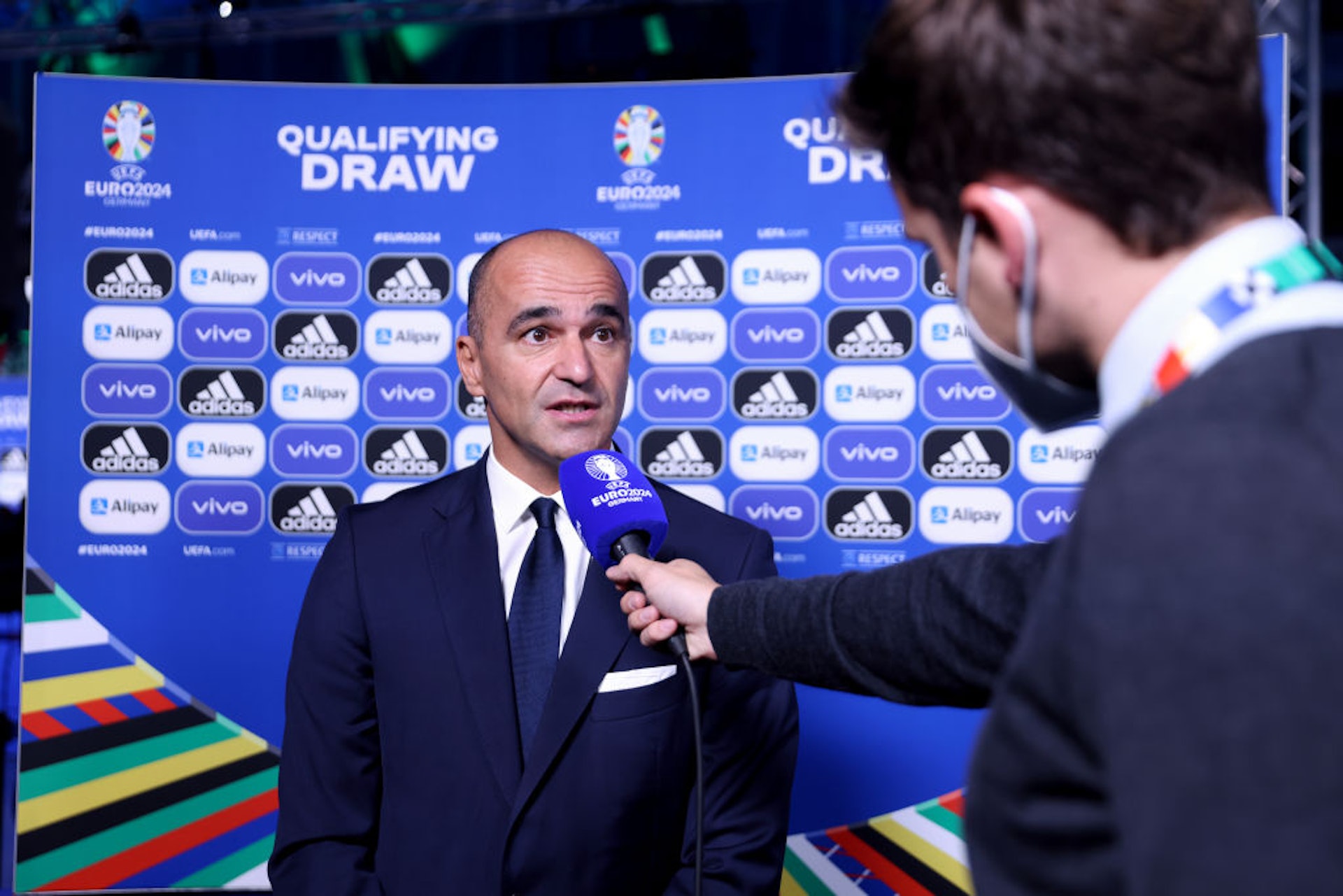 比利時教練馬天尼斯(Roberto Martínez)。(Getty Images) 比利時教練馬天尼斯(Roberto Martínez)。(Getty Images)