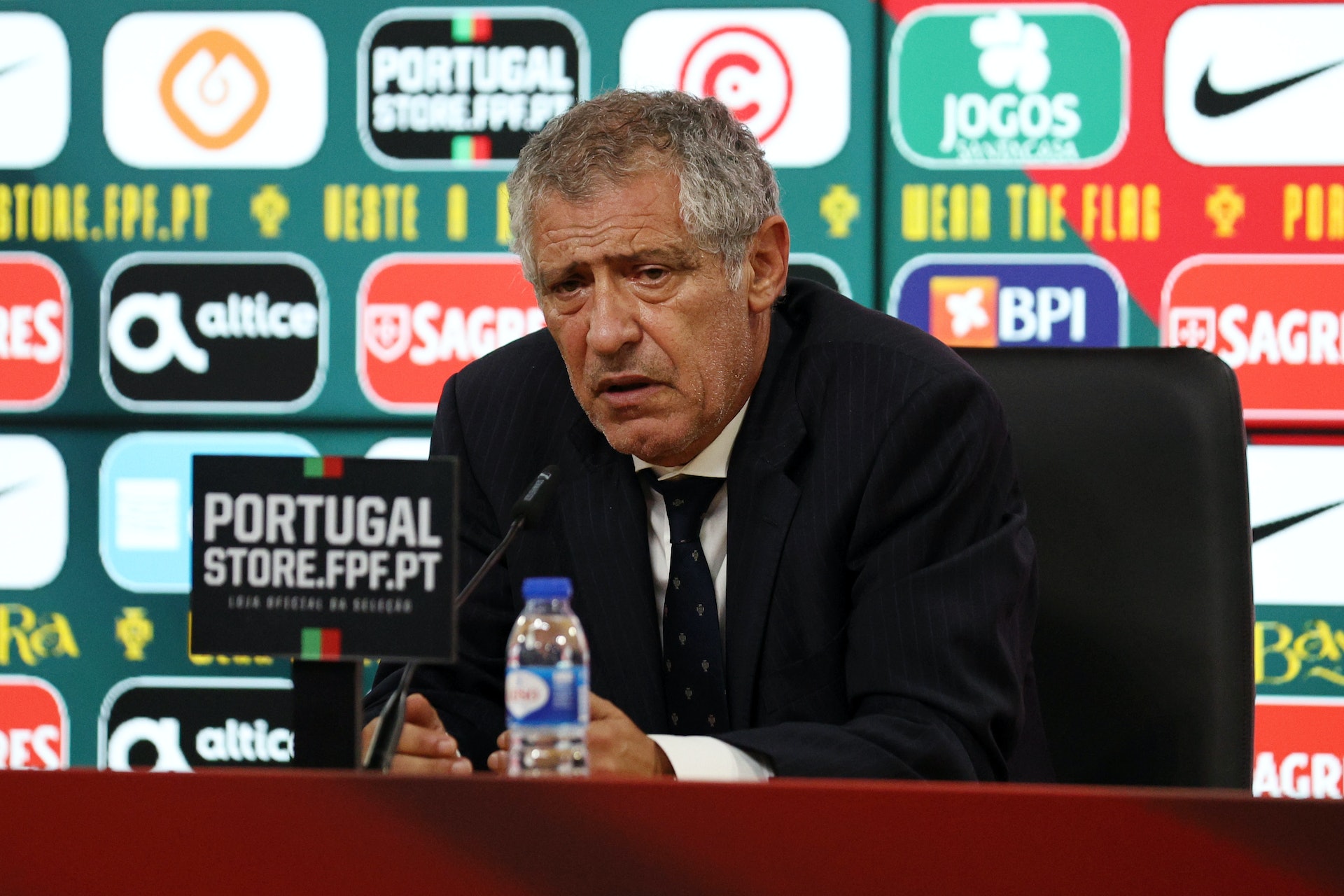 葡萄牙教練費蘭度山度士（Fernando Santos）。（Getty Images）