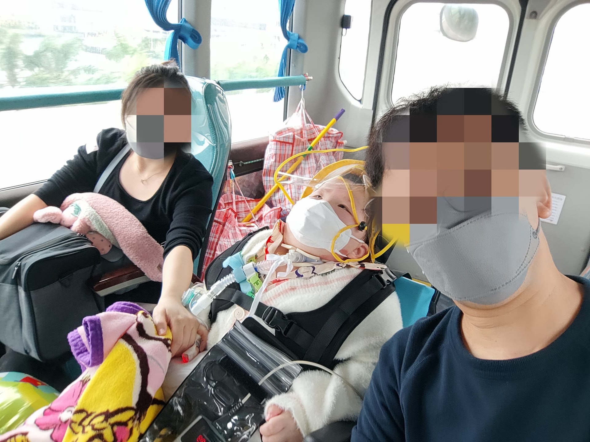 7歲的小天瑜終有機會回家。(影片截圖) 7歲的小天瑜終有機會回家。(影片截圖)