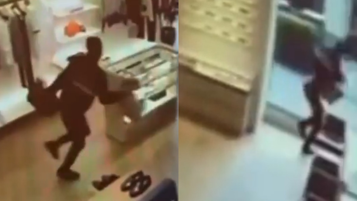 美LV門店遇青年笨賊 搶走14萬港元手袋後一頭撞向玻璃門暈倒被捕 美LV門店遇青年笨賊 搶走14萬港元手袋後一頭撞向玻璃門暈倒被捕