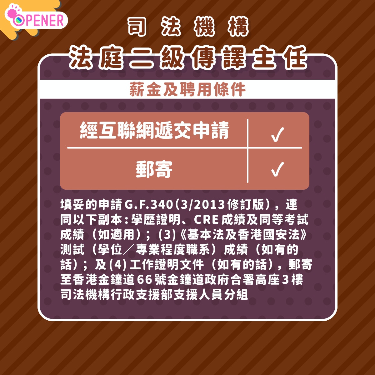 政府工｜法庭二級傳譯主任招聘頂薪57K！無需經驗但要通過這測試