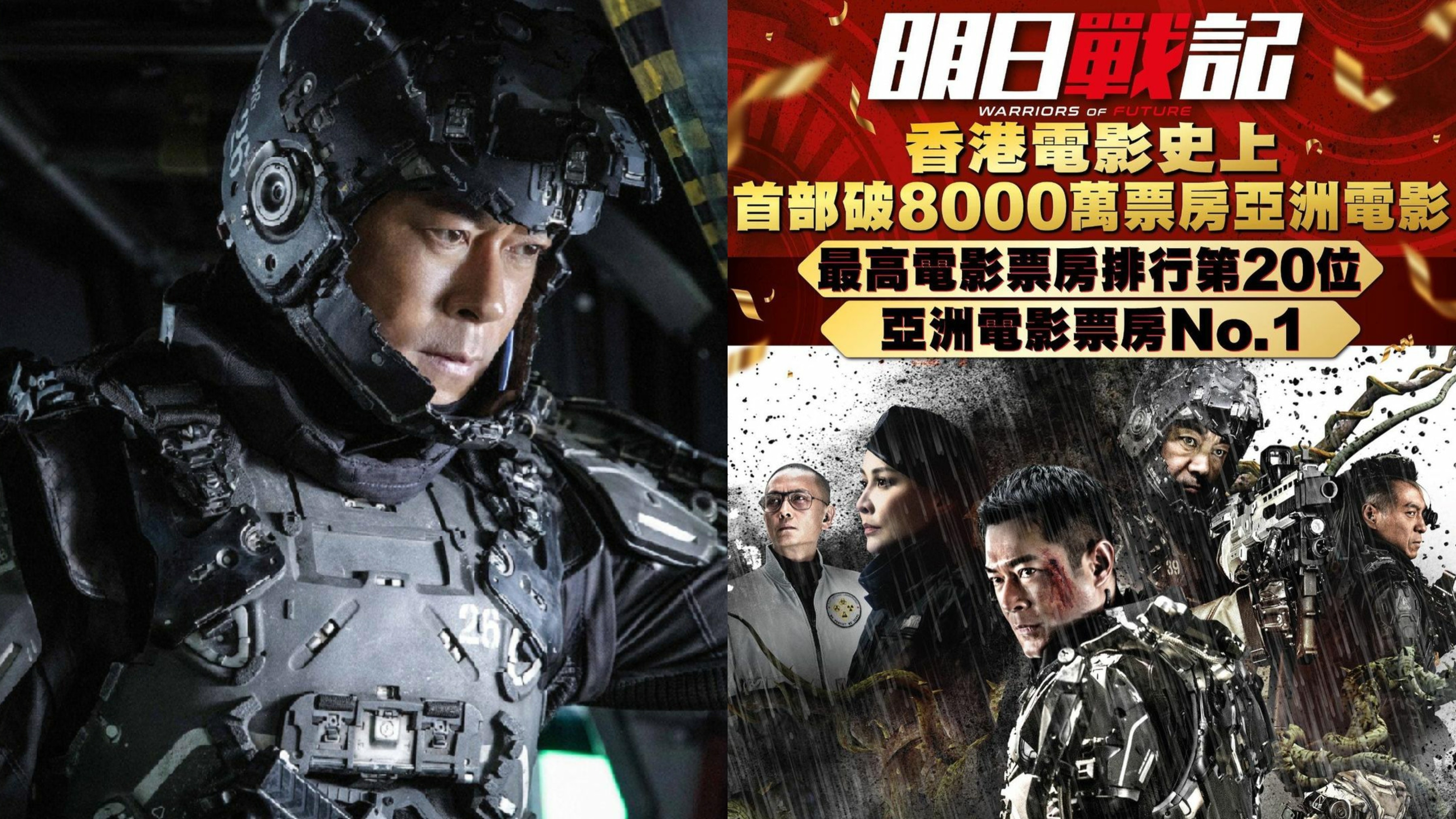 明日戰記︱香港影史首部破8000萬票房亞洲電影　闖入最高票房20強