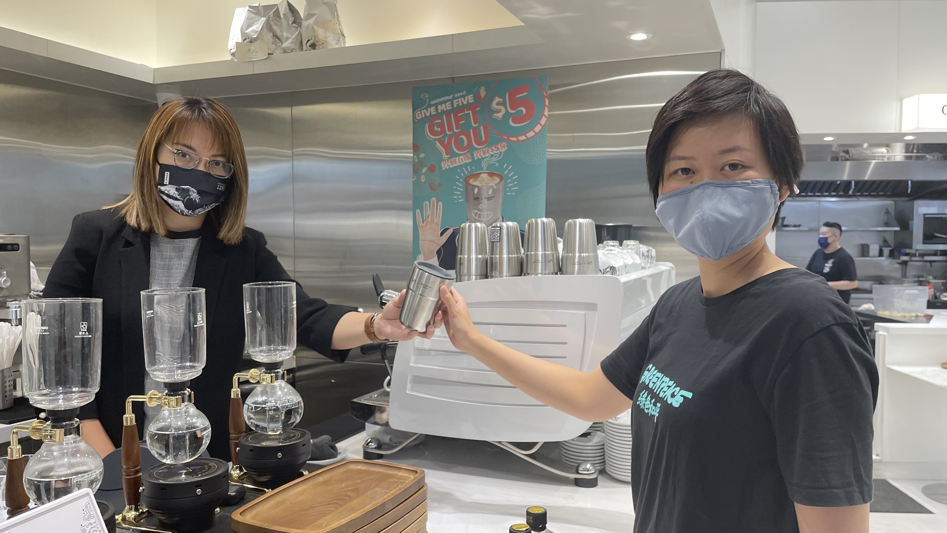 Greenpeace Reusable Cup Loan and Return Program saves 641 disposable cups in the first phase and