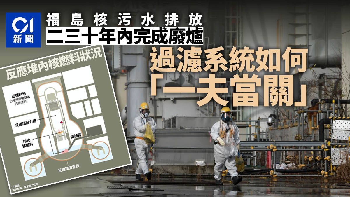 福島排污︱過濾系統「一夫當關」：排海計劃真的安全嗎? （下）