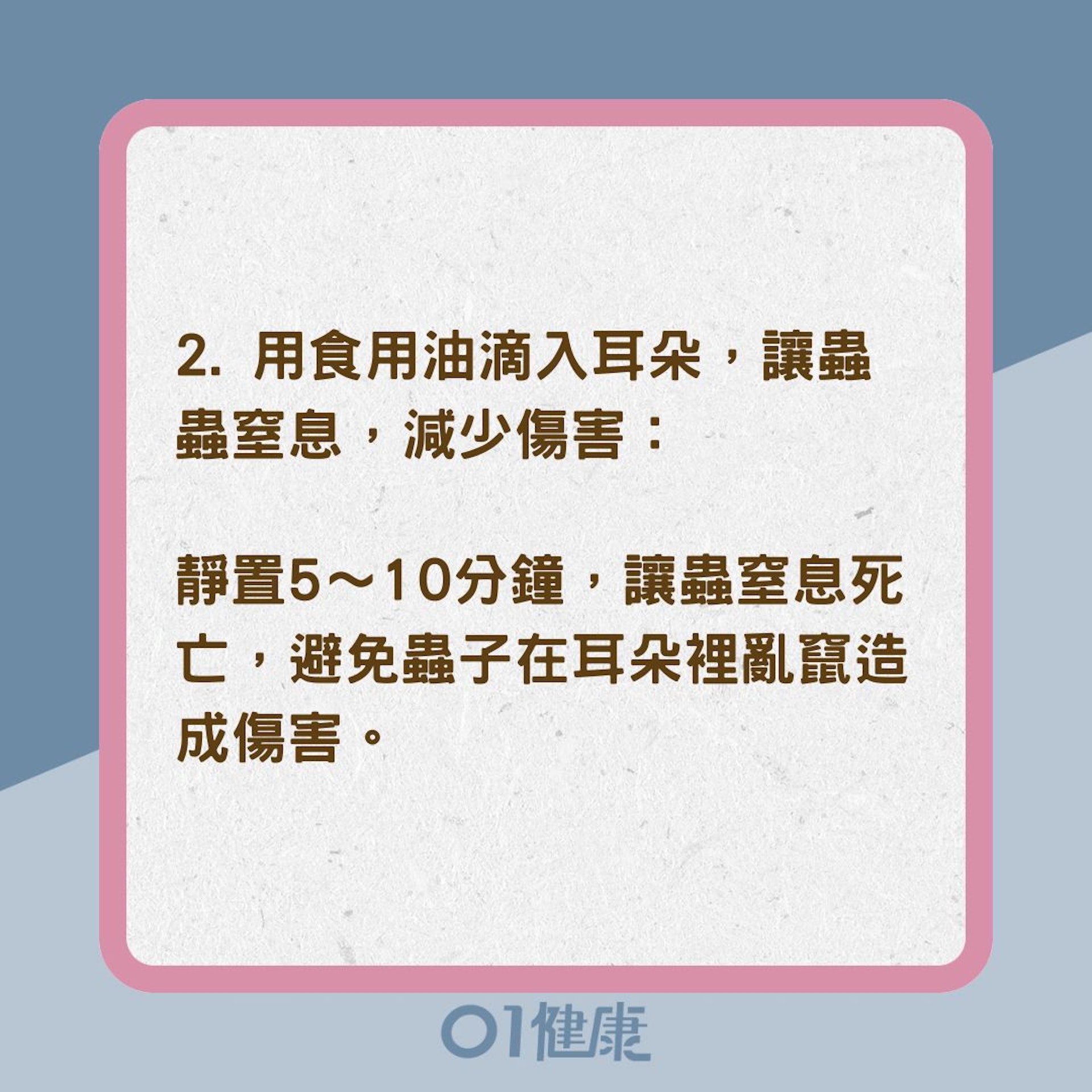 小昆蟲誤入耳朵怎麼辦?(01製圖) 小昆蟲誤入耳朵怎麼辦?(01製圖)