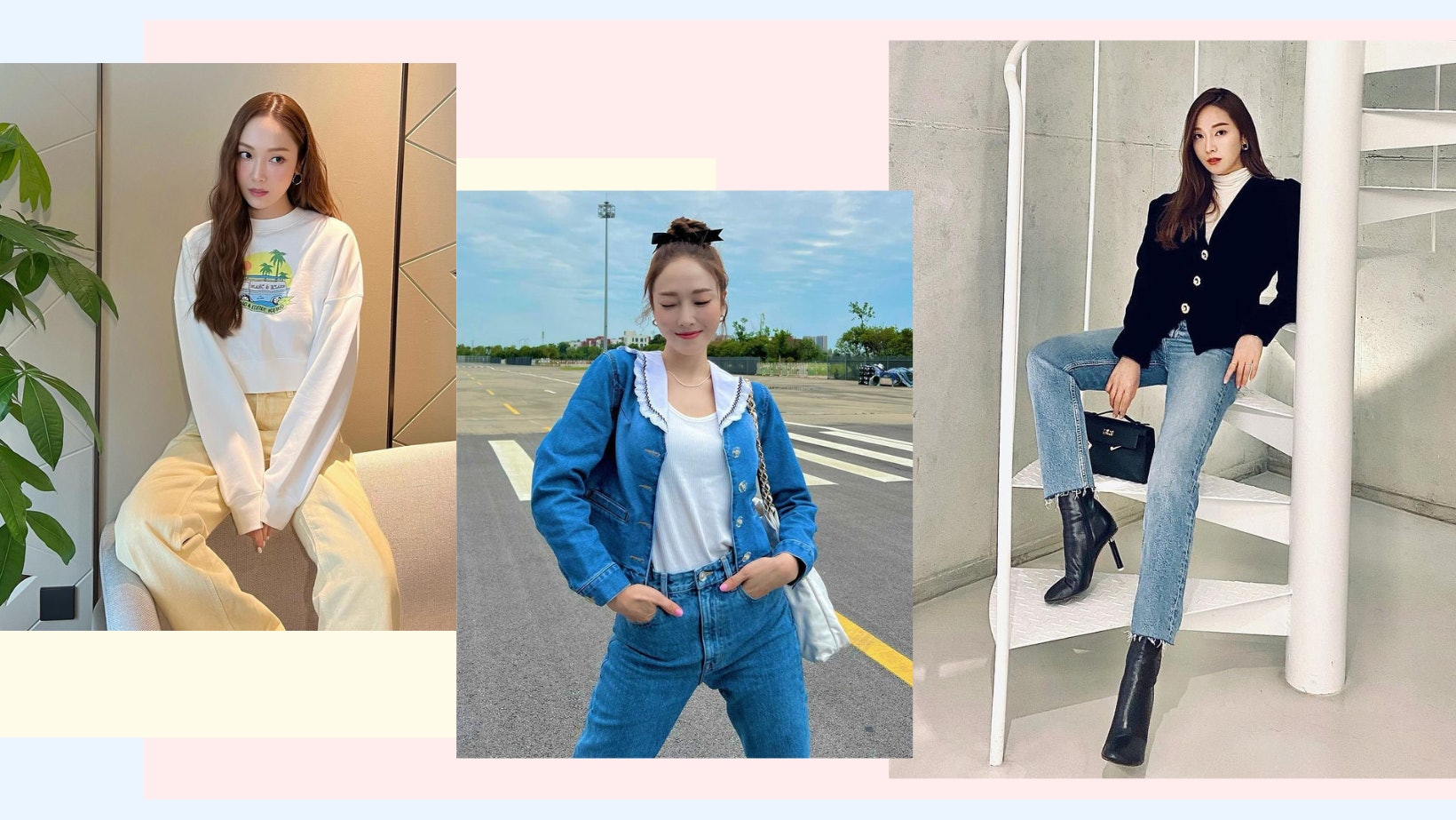 Jessica 6個牛仔褲減齡穿搭 Smart Casual不突兀、日常穿極減齡 Jessica 6個牛仔褲減齡穿搭 Smart Casual不突兀、日常穿極減齡