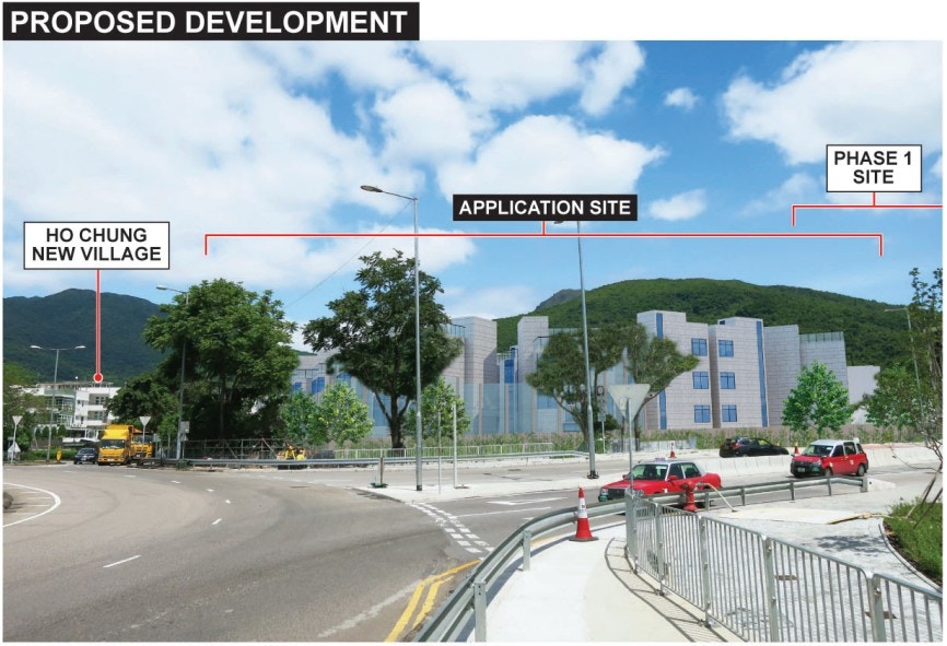 The Ho Chung site in Sai Kung is held by Far East Consortium and Lan Kwai Fong Group.  (Information from the Town Planning Board)