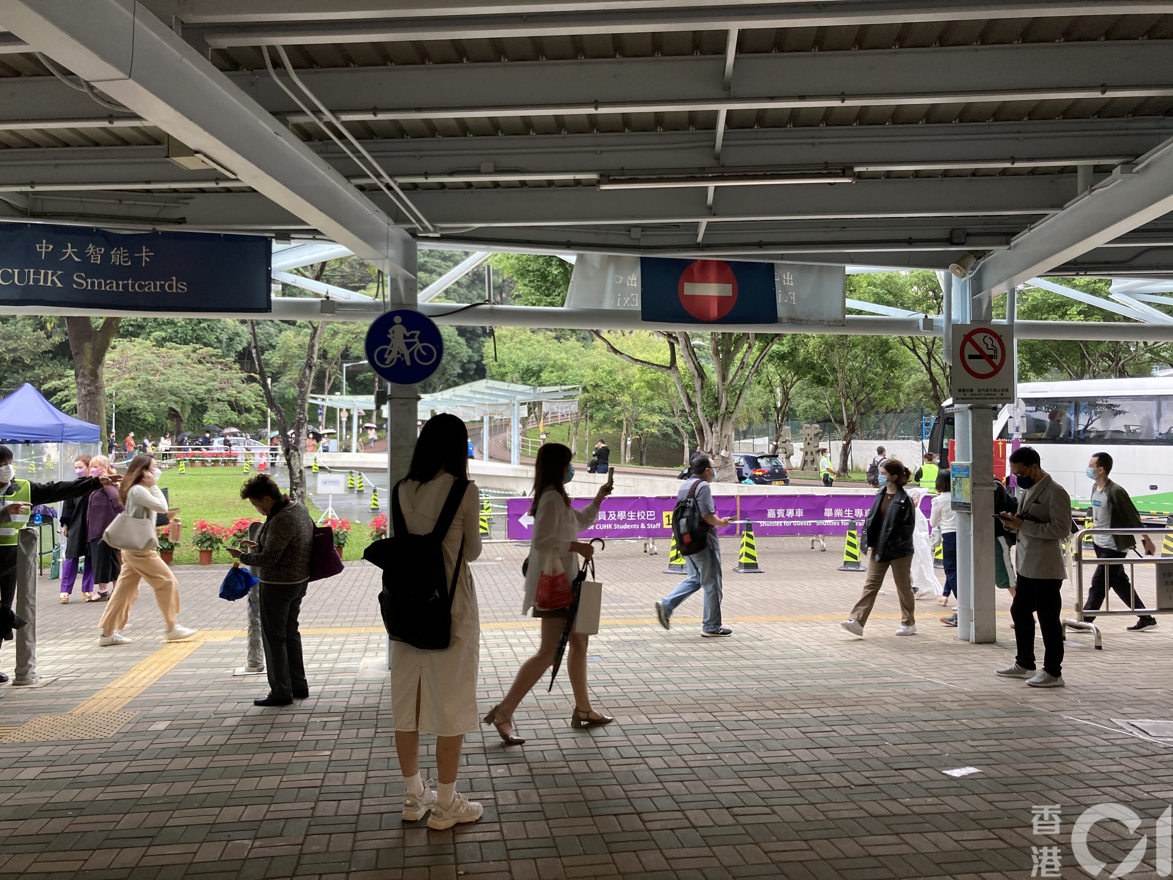 香港中文大學一連三日舉行畢業禮。（江麗盈攝）