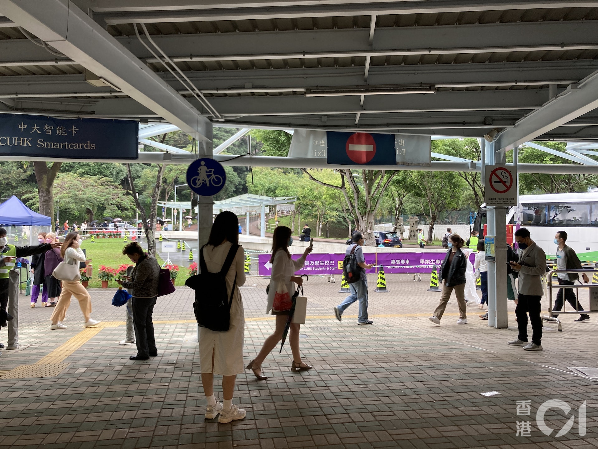 香港中文大學一連三日舉行畢業禮。(江麗盈攝) 香港中文大學一連三日舉行畢業禮。(江麗盈攝)