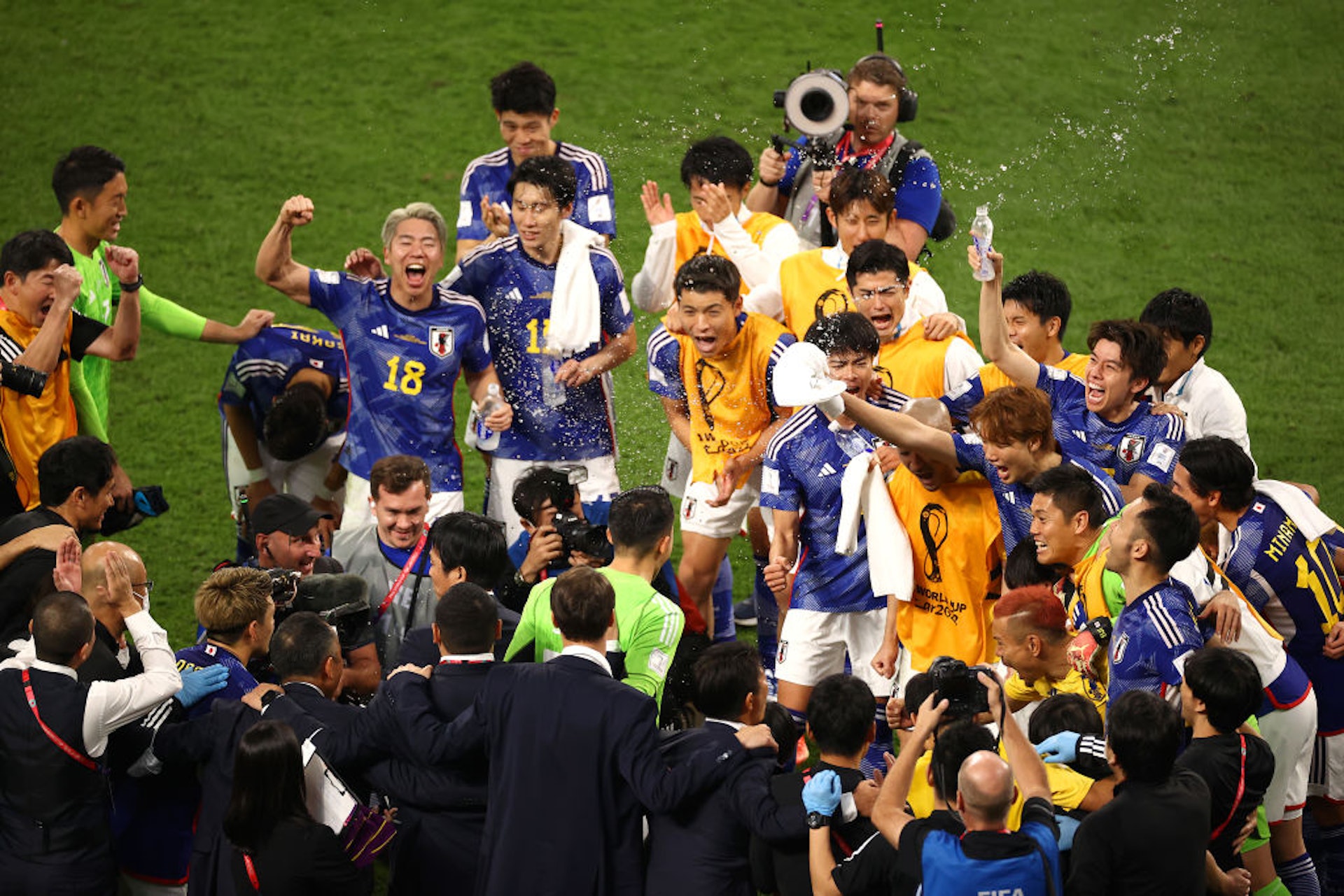 今屆世界盃的亞洲球隊表現出色，日本（圖）和沙特阿拉伯都令人留下印象。（Getty Images）