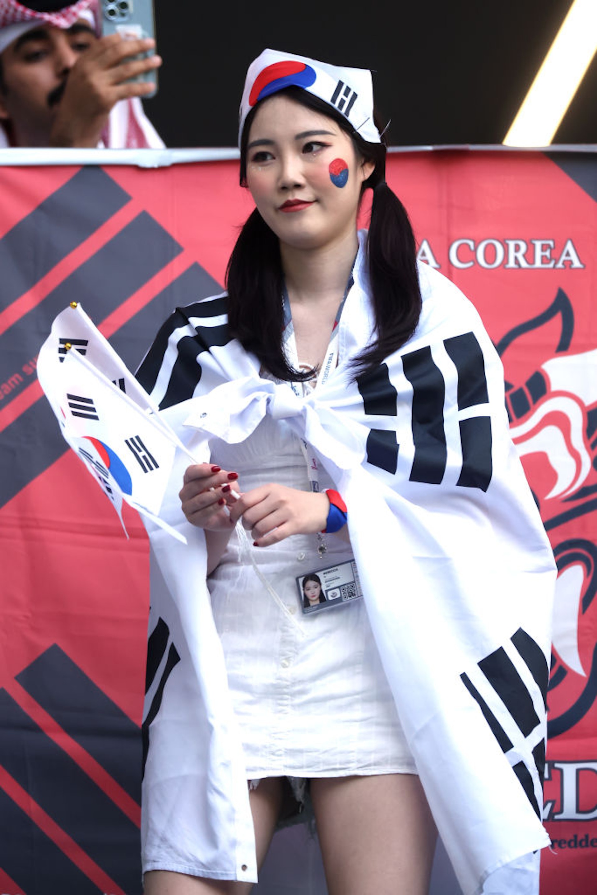 韓國球迷入場。(Getty Images) 韓國球迷入場。(Getty Images)