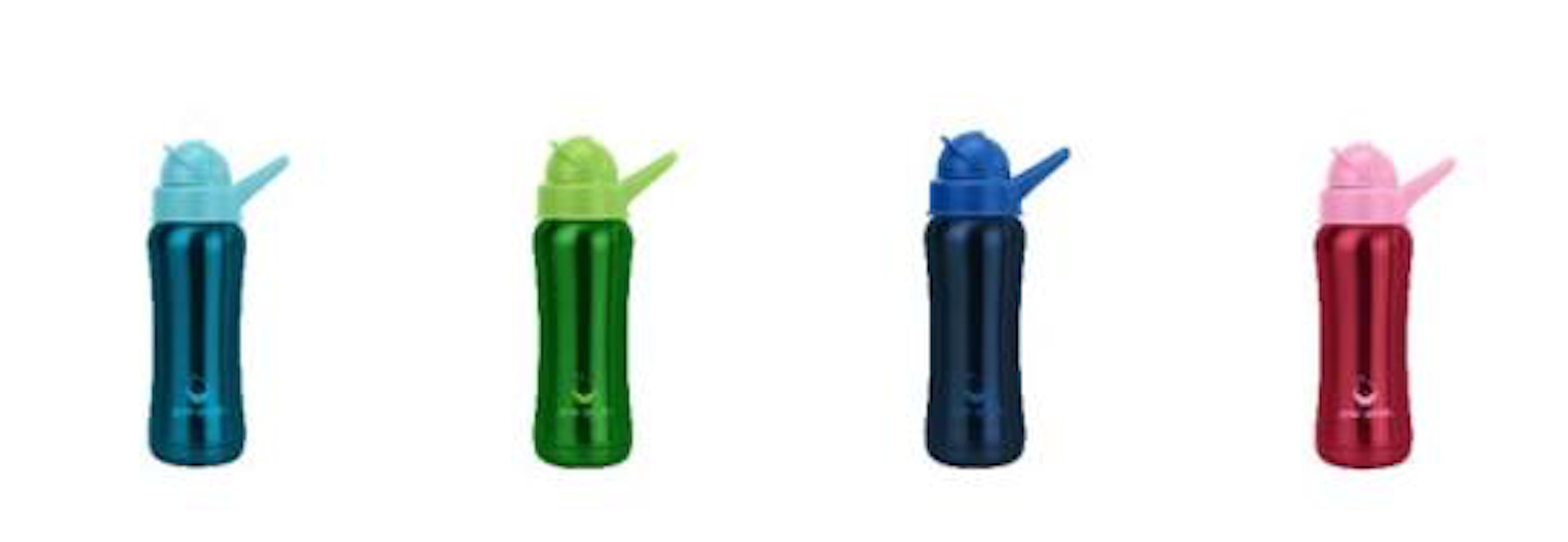 美國消費品安全委員會公布須回收3款Green Sprouts不鏽鋼水樽，包括「6oz Stainless Steel Sippy Cup」、「6oz Stainless Steel Sip & Straw Cup」及「8oz Stainless Steel Straw Bottle」。（CPSC圖片）