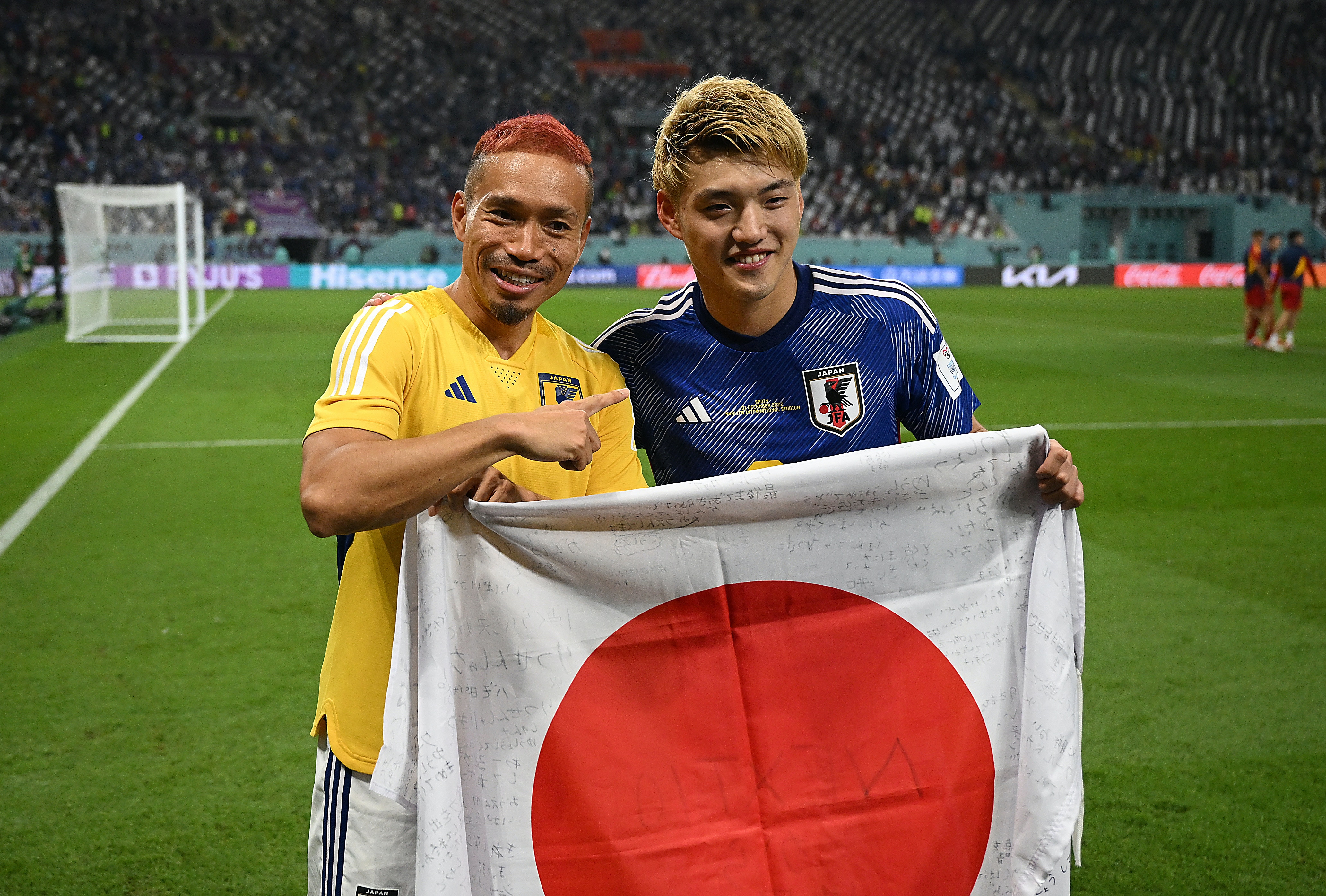 日本再度热血反胜欧洲劲旅，以小组首名晋级。（Getty Images）