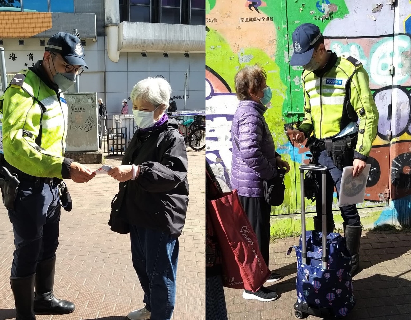 Hong Kong Island police crack down on zebra crossing violations