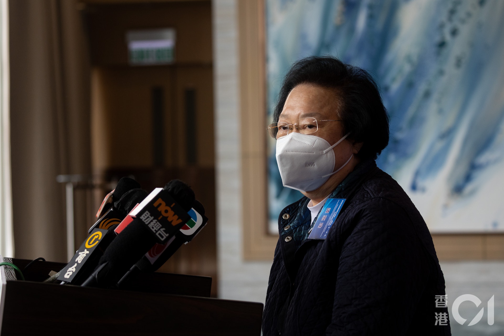 譚惠珠認為法庭與特首是各司其職。(夏家朗攝) 譚惠珠認為法庭與特首是各司其職。(夏家朗攝)