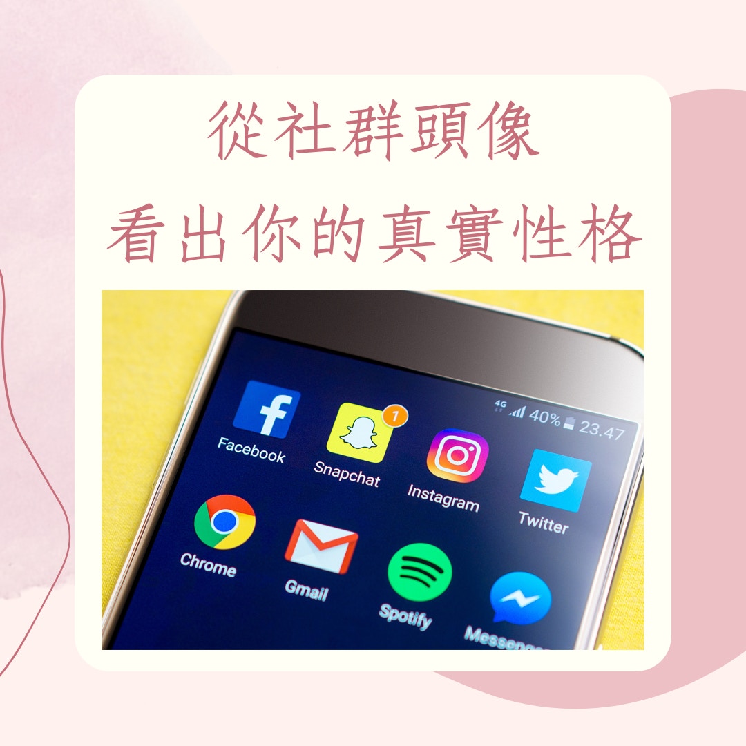 從社群頭像看出你的真實性格（01製圖）