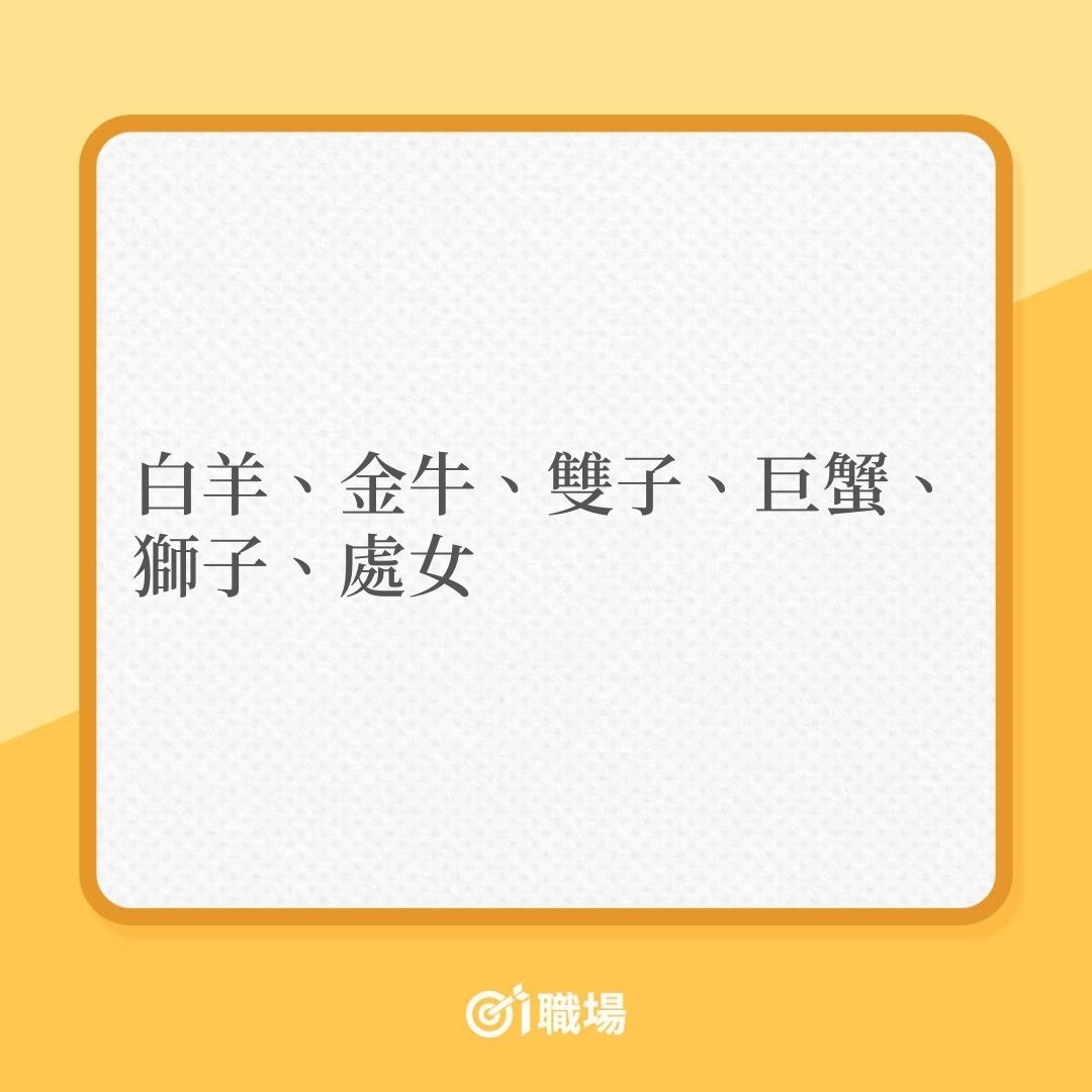 職場星座｜2023年前半年12星座財運！（01製圖）