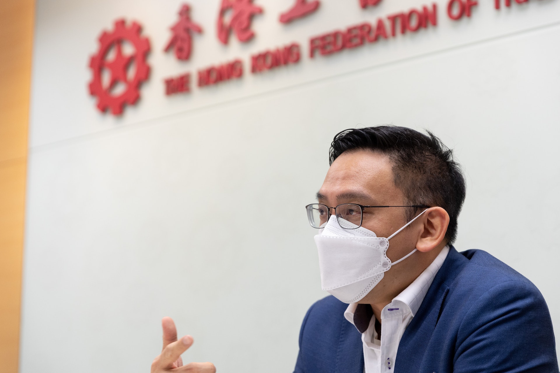 李廣宇接受《香港01》專訪。(夏家朗攝) 李廣宇接受《香港01》專訪。(夏家朗攝)