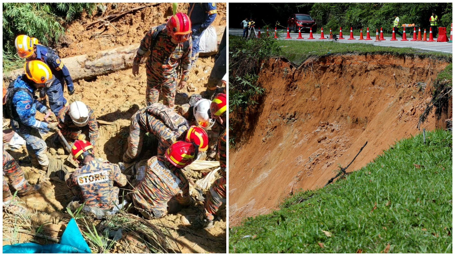 馬來西亞山泥傾瀉至少16死17失蹤男子徒手挖泥救出兩母子 – 香港01