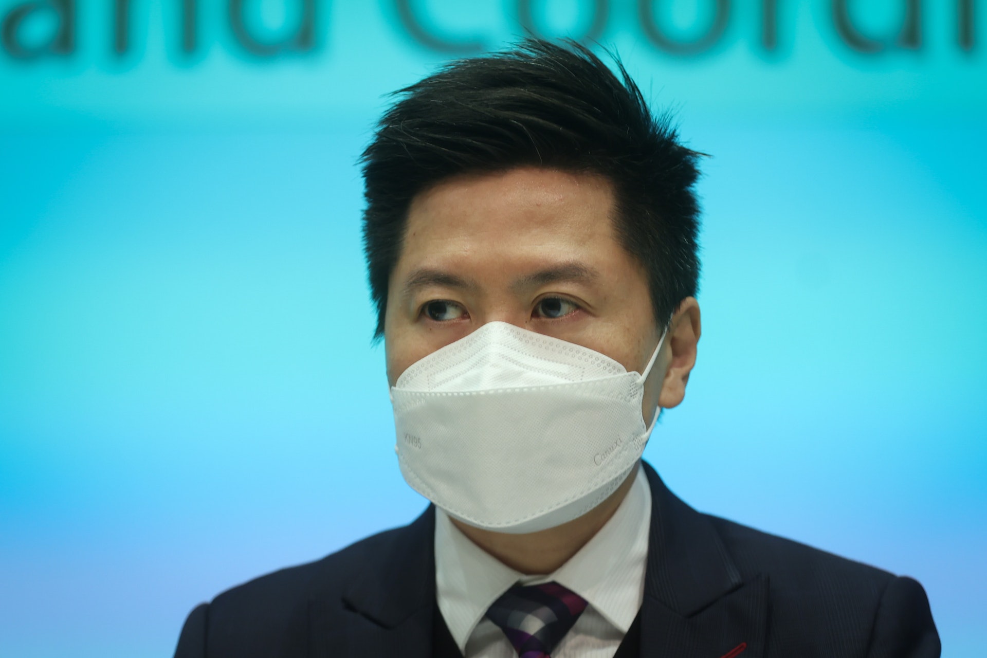 衞生防護中心總監徐樂堅。(廖雁雄攝) 衞生防護中心總監徐樂堅。(廖雁雄攝)