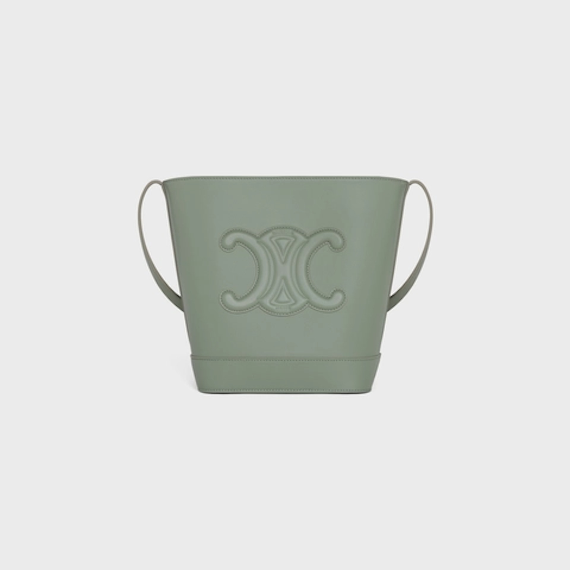 CELINE手袋|光滑小牛皮CUIR TRIOMPHE小型BUCKET手袋 LAUREL HK$ 19,500(CELINE) CELINE手袋|光滑小牛皮CUIR TRIOMPHE小型BUCKET手袋 LAUREL HK$ 19,500(CELINE)