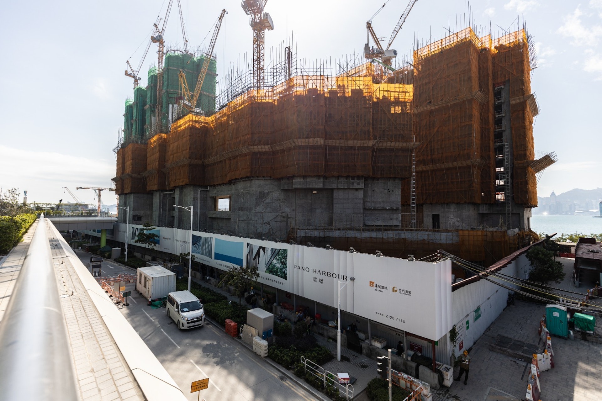 啟德跑道區新盤澐璟。(梁鵬威攝) 啟德跑道區新盤澐璟。(梁鵬威攝)