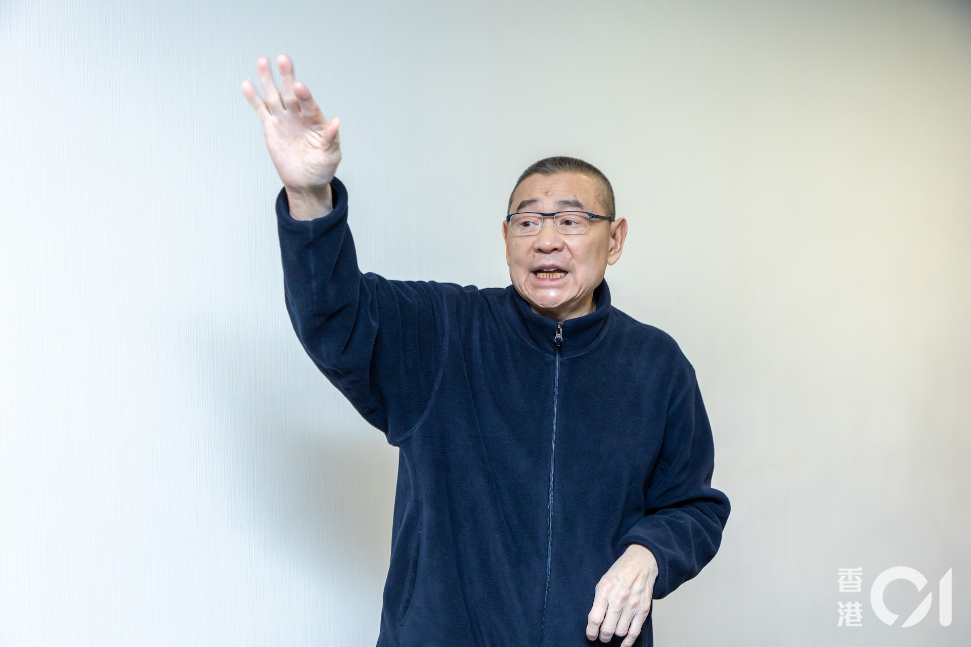 大劉日前在記者會上瘋狂爆料。(葉志明 攝) 大劉日前在記者會上瘋狂爆料。(葉志明 攝)