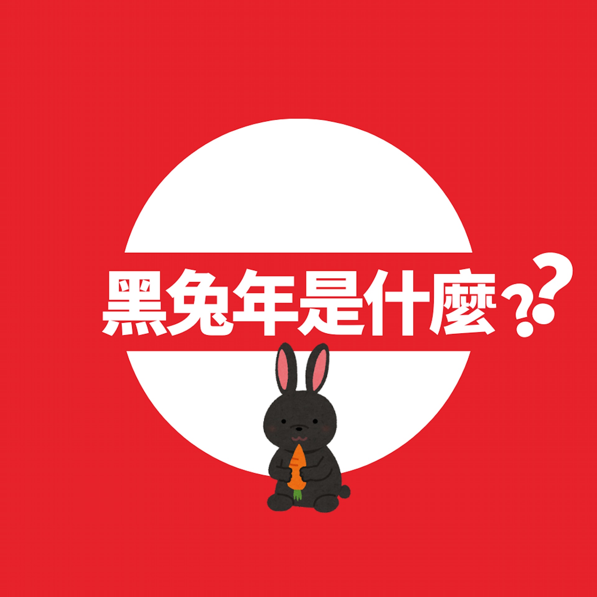 黑兔年是什麼(01製圖) 黑兔年是什麼(01製圖)
