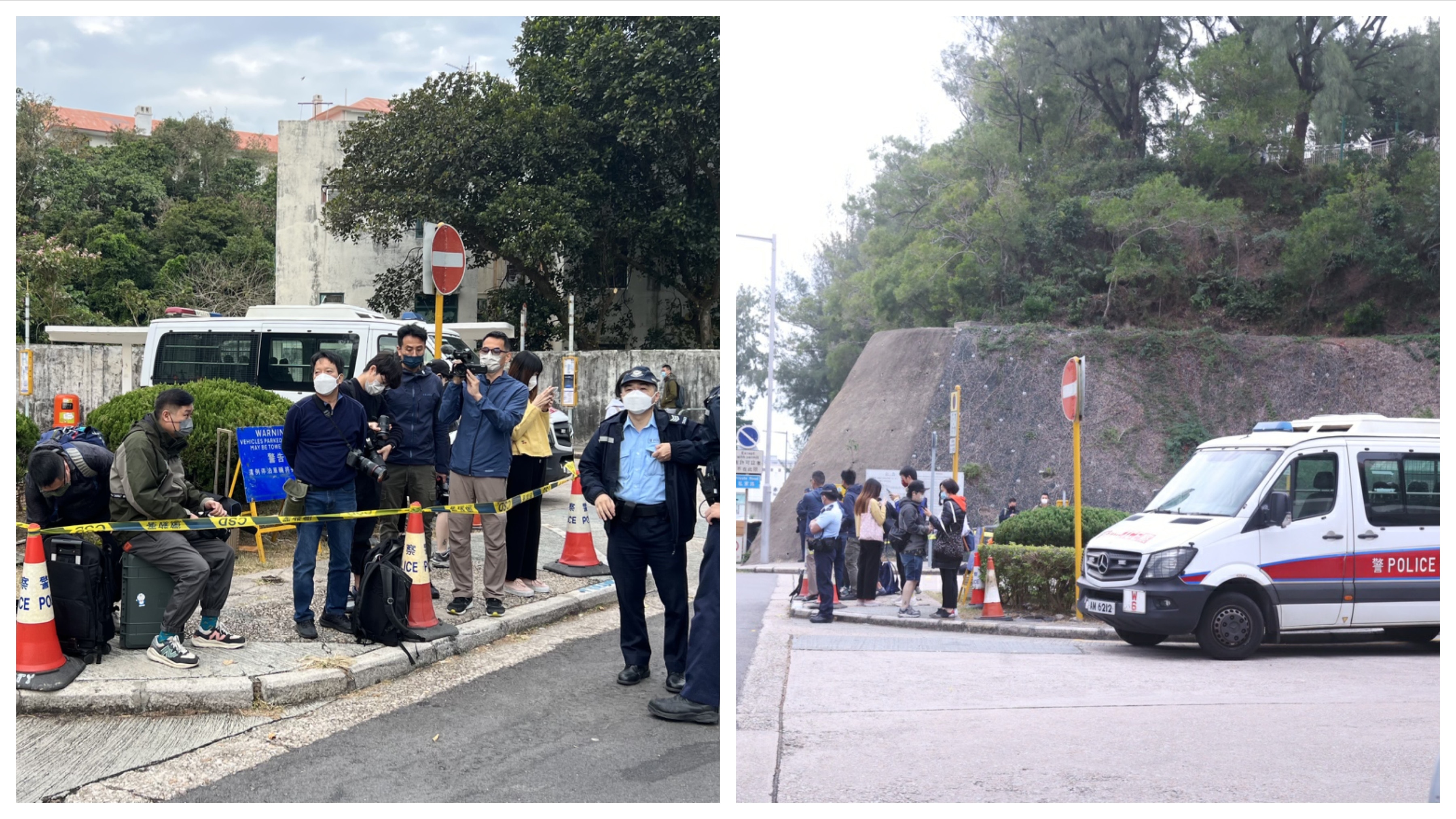 直擊楊明今刑滿出獄現場實況   警方懲教齊嚴陣以待