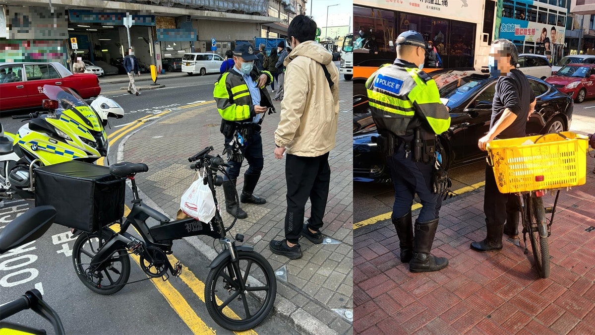 Crackdown on illegal bicycles and driving of electric mobility devices