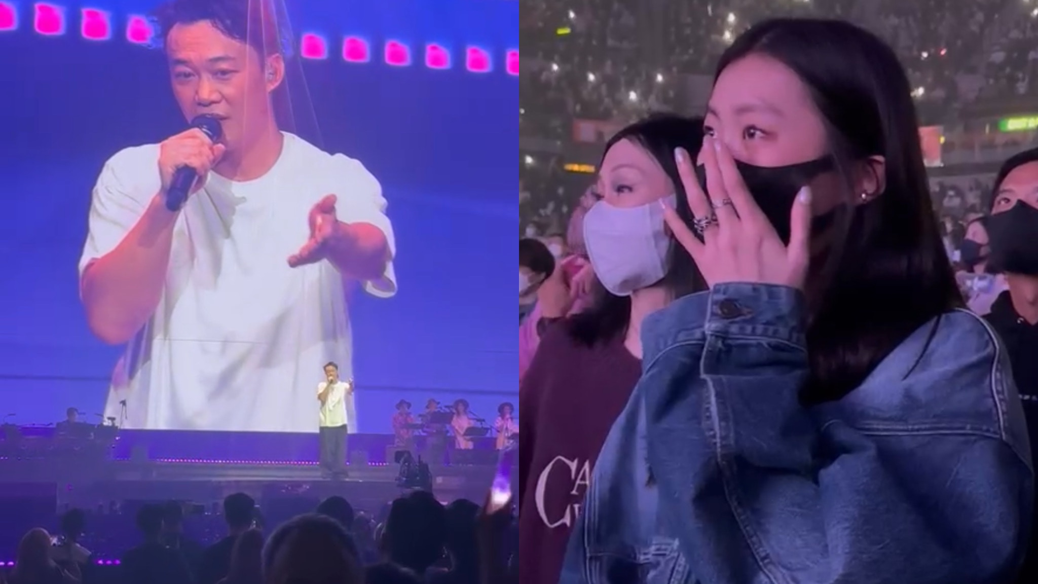 陳奕迅演唱會有片|康堤聽《大個女》感動到喊歌曲係佢出世禮物 陳奕迅演唱會有片|康堤聽《大個女》感動到喊歌曲係佢出世禮物