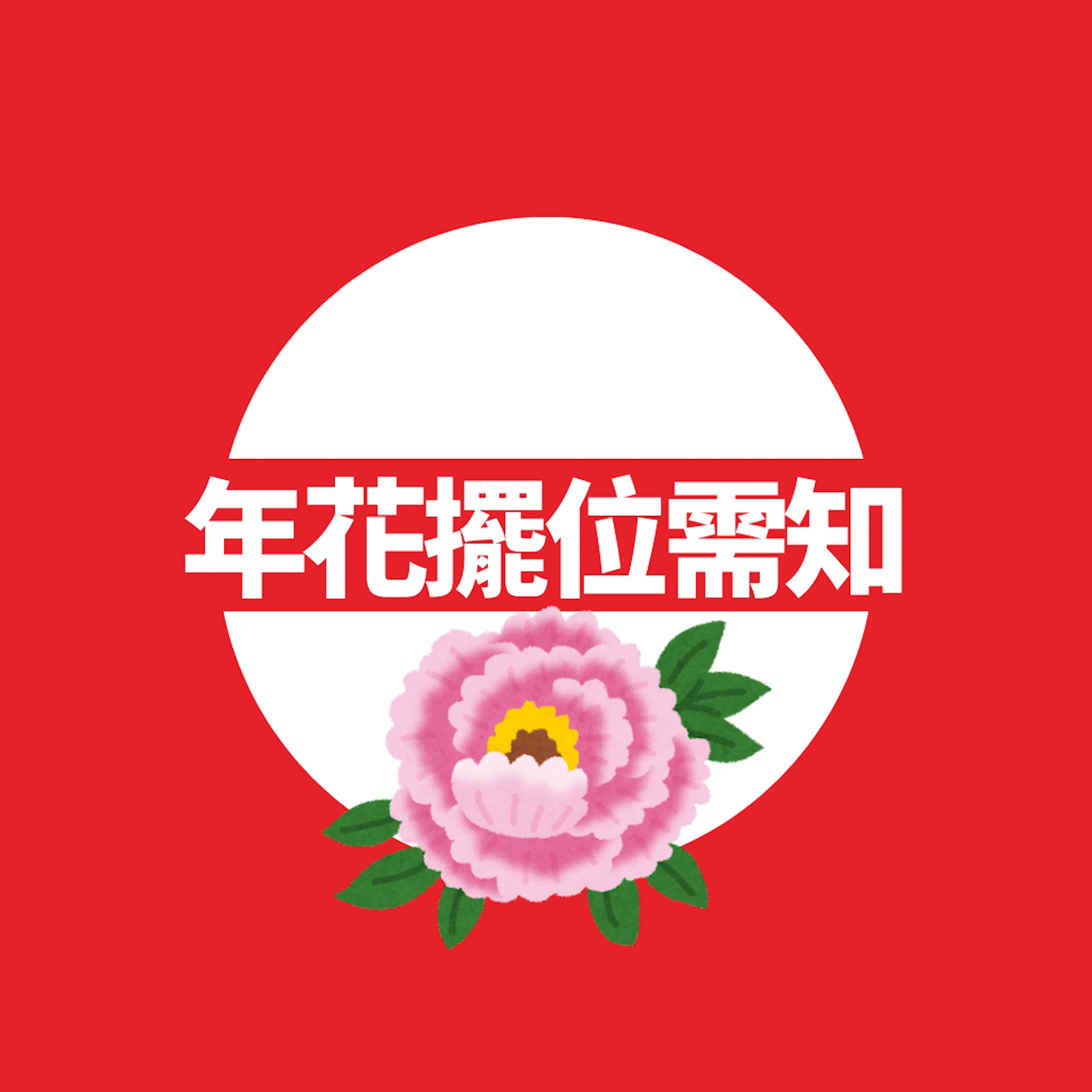 年花擺位需知(01製圖) 年花擺位需知(01製圖)