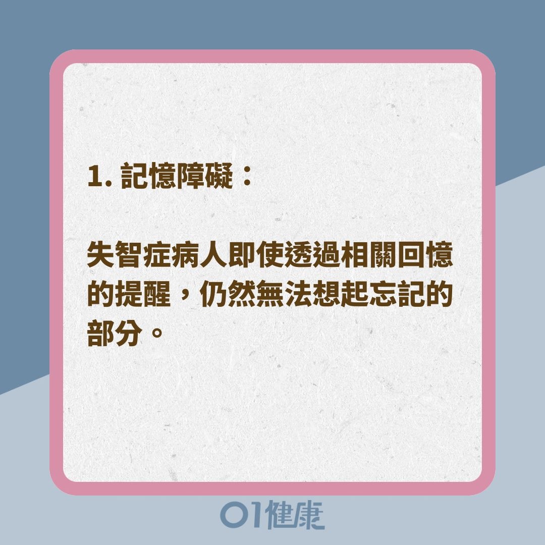 失智症5大核心症狀（01製圖）
