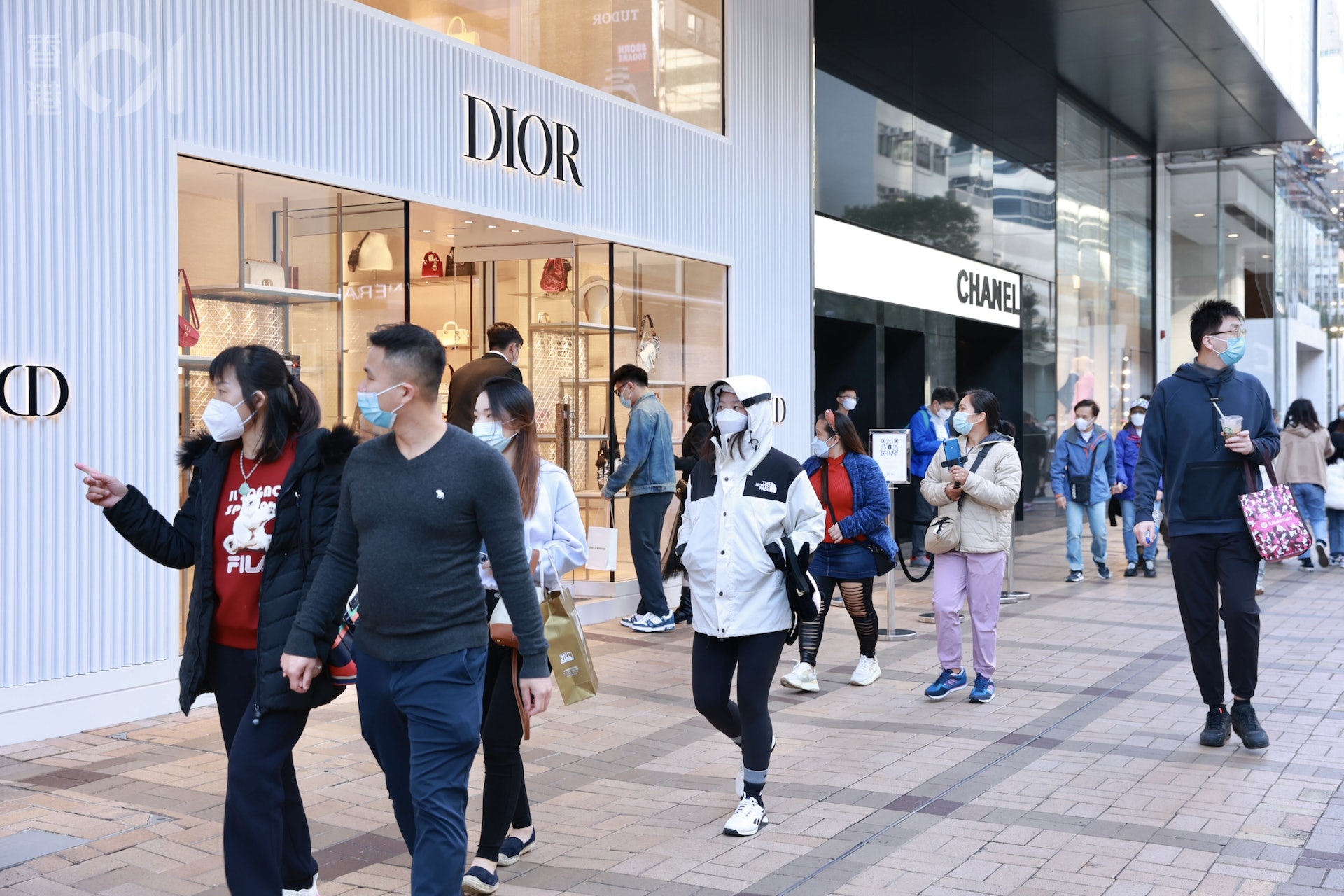 1月24日年初三,尖沙咀廣東道「名店街」未見大量遊客。(黃寶瑩攝) 1月24日年初三,尖沙咀廣東道「名店街」未見大量遊客。(黃寶瑩攝)
