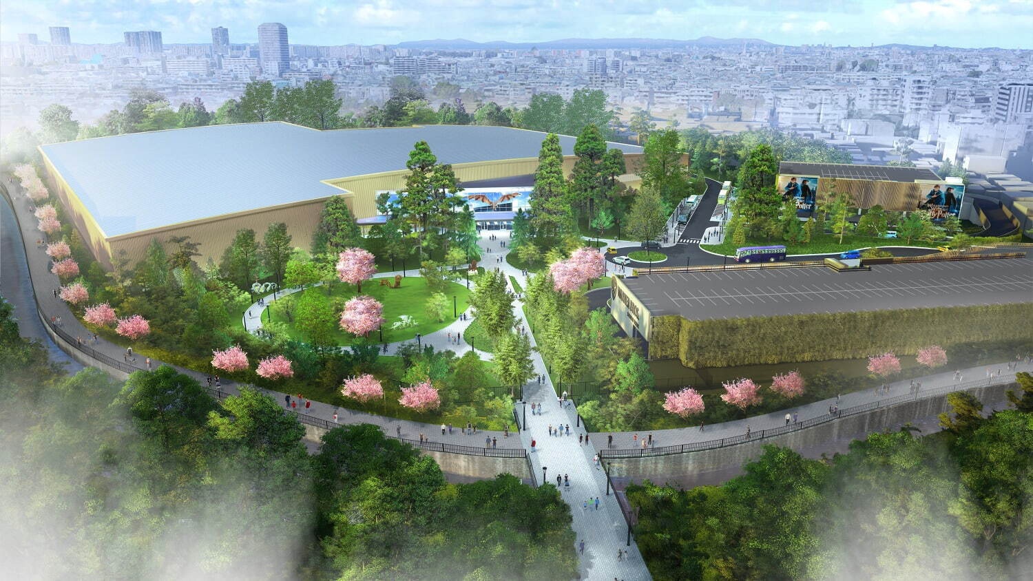 這個全新東京哈利波特主題設施，面積約90,000平方米非常廣闊，活用了原來遊樂場綠意盎然的環境，由《哈利波特系列電影》的製作者親自設計出電影佈景，全程投入在魔法世界中！（日本哈利波特影城官網）