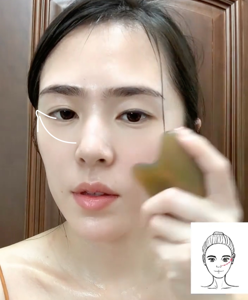 刮痧方向及手法｜ 女生要注意每次按壓穴位及刮痧約5秒內！（@思羽Iris 小紅書截圖）