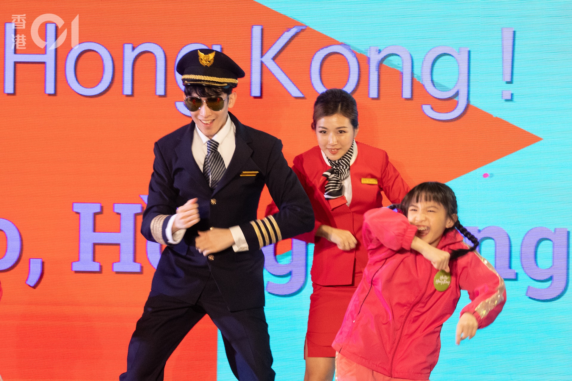 政府2月2日舉行「你好，香港！」啓動禮，展開一連串宣傳推廣活動，吸引旅客重來香港，標誌新冠疫情三年劃上句號。（林靄怡攝）