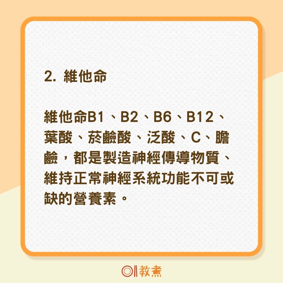 6大營養素助頭腦清晰（01製圖）