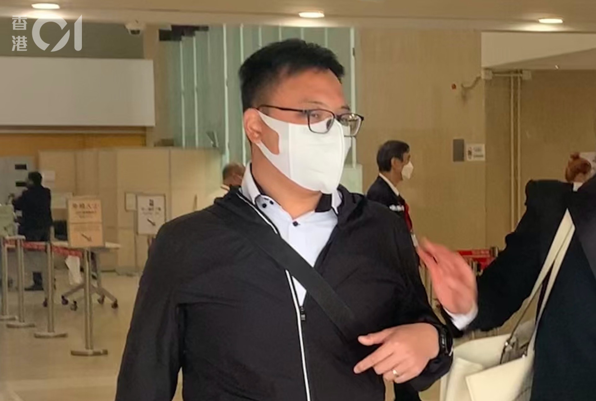 被告陳永倫否認強姦同店工作的女拳手。(劉安琪攝) 被告陳永倫否認強姦同店工作的女拳手。(劉安琪攝)