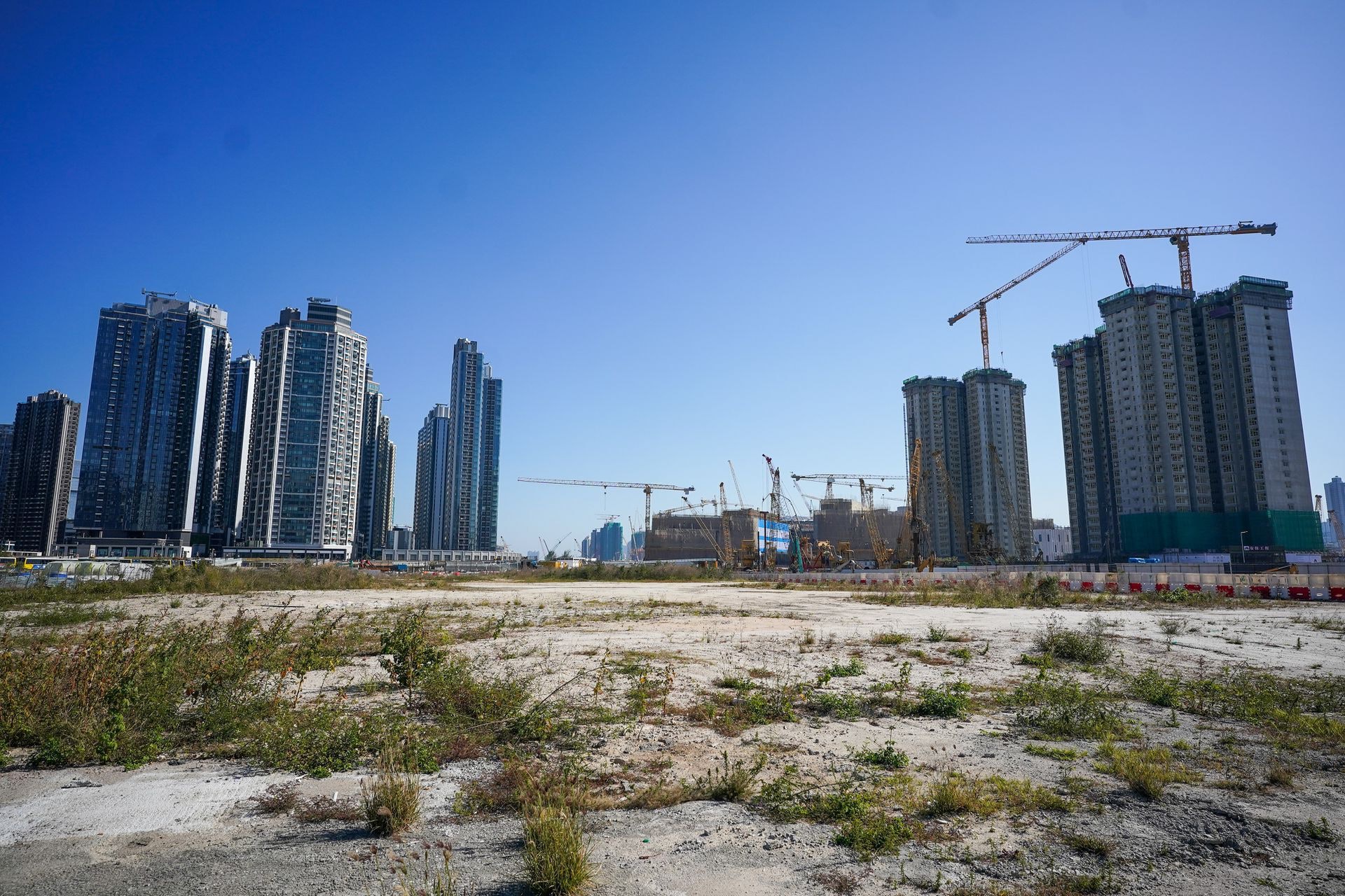 啟德區世運道將興建一萬伙簡約公屋單位。 啟德區世運道將興建一萬伙簡約公屋單位。
