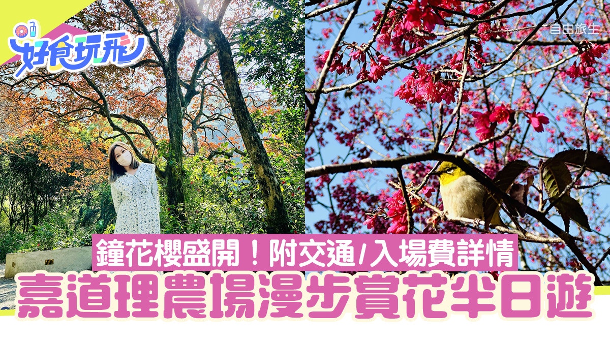 新界好去處｜漫步嘉道理農場睇花睇動物　賞紅葉鐘花櫻桃影靚相