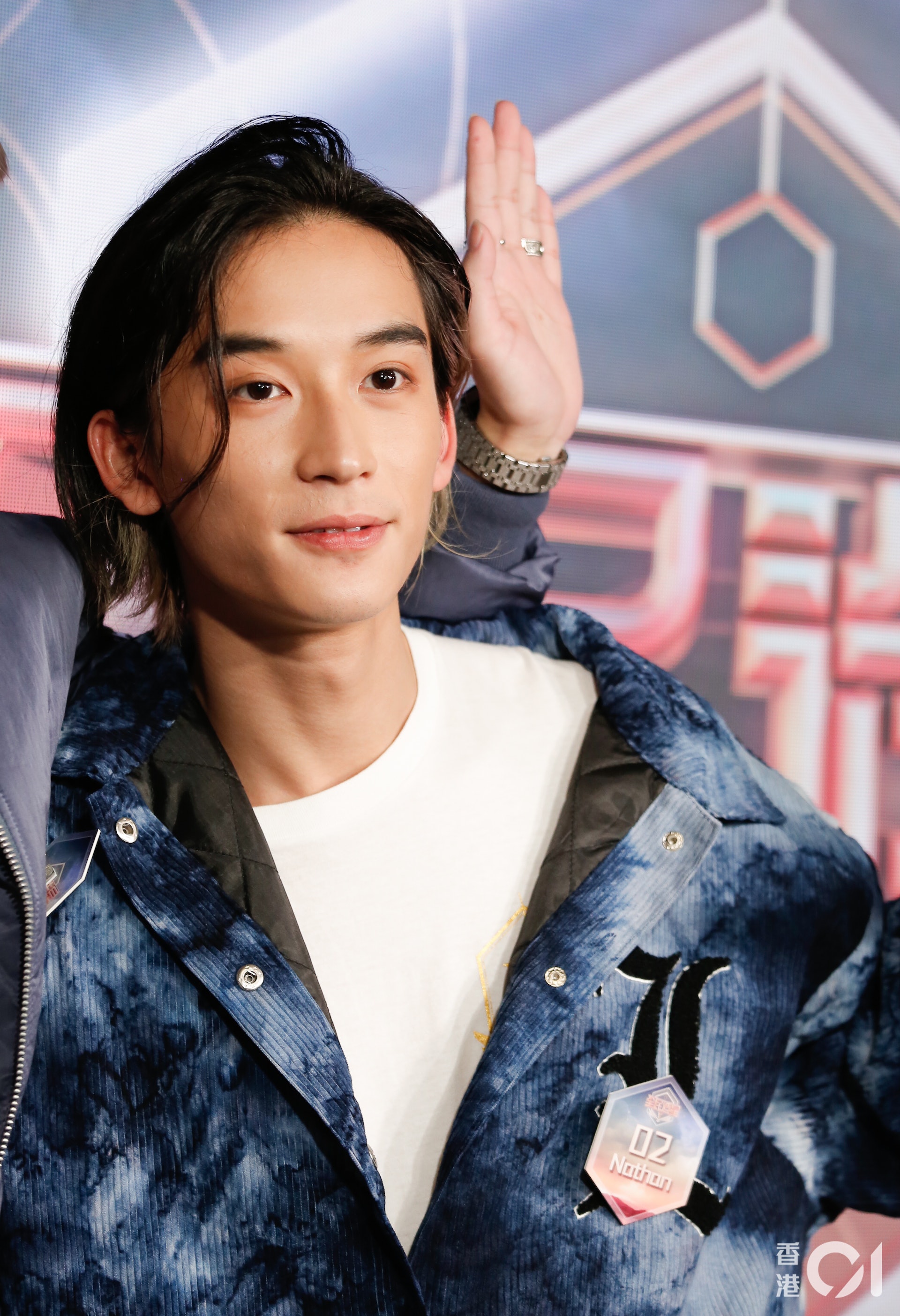 魏念恩(Nathan)為今年《全民造星5》十強大熱之一。(鄺鈺瑩攝) 魏念恩(Nathan)為今年《全民造星5》十強大熱之一。(鄺鈺瑩攝)