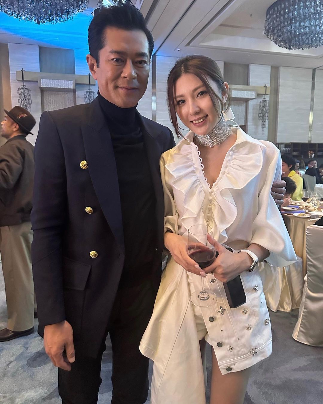 何天嵐同古生合照。（IG@wren_hoo）