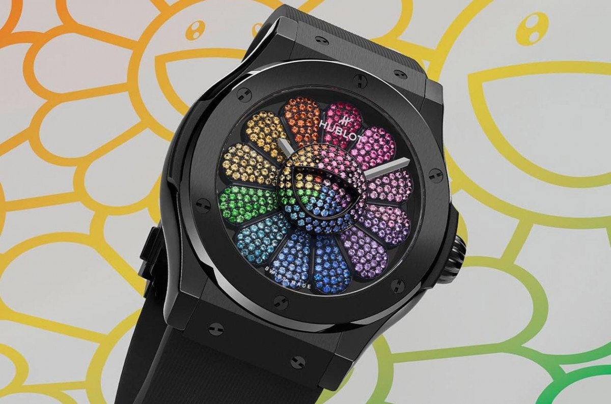 HUBLOT x 村上隆「微笑之花」手錶3.0 聯名錶結合NFT購買極新奇