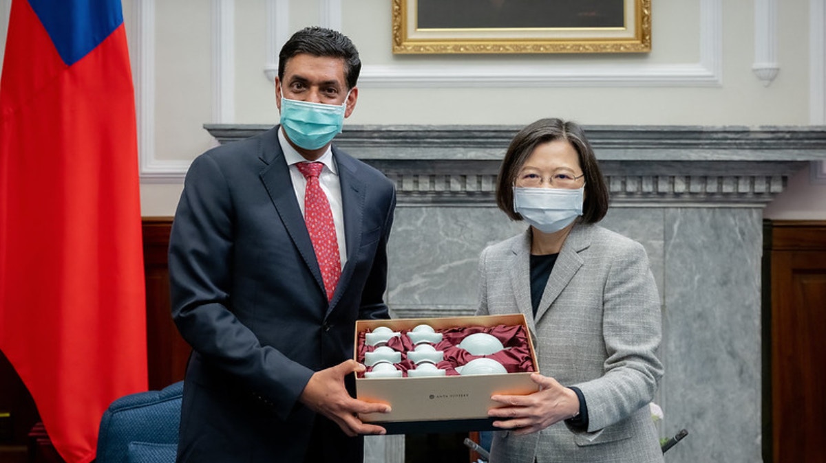 蔡英文見美議員訪台團　稱將加強軍事交流